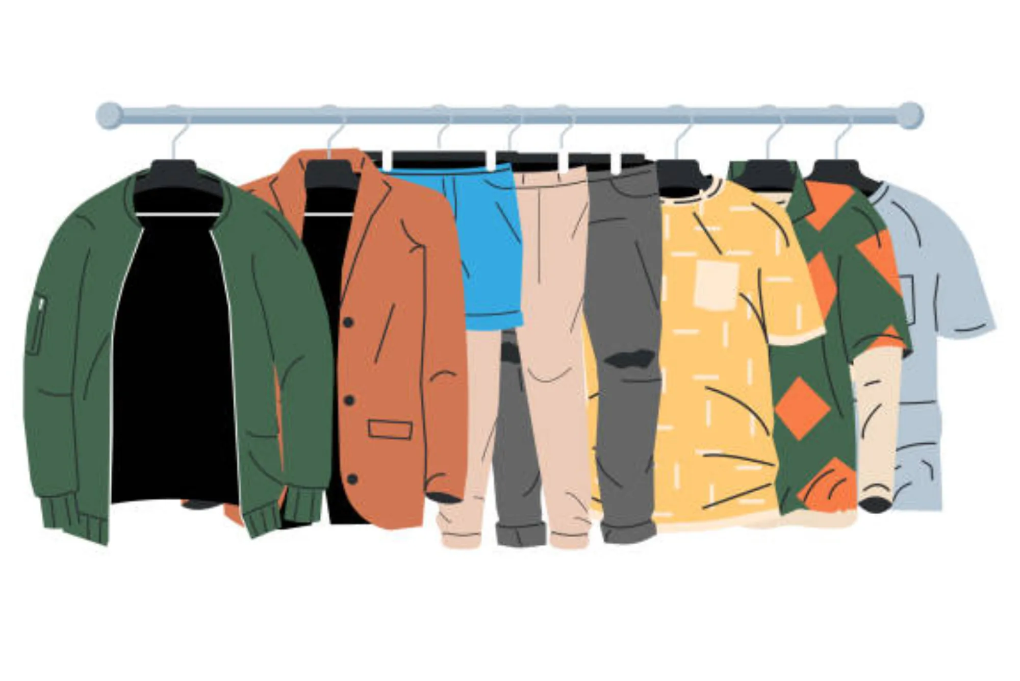 present mens clothing clipart